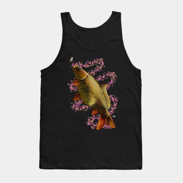 Carp flowers Tank Top by Sandarmi